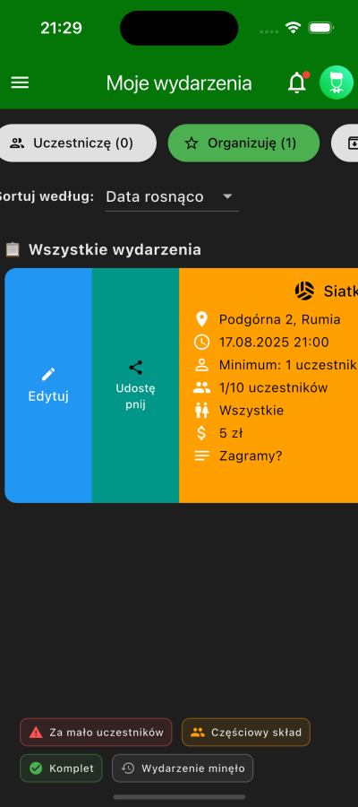 edit share screen